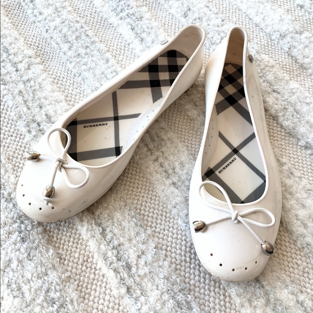 Burberry Rubber Rain Flats